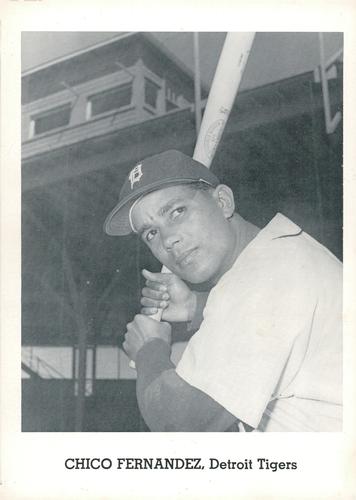 1962 Jay Publishing Detroit Tigers 5x7 Photos #NNO Chico Fernandez Front