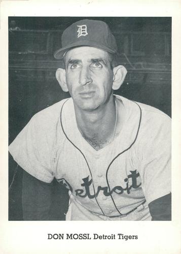 1962 Jay Publishing Detroit Tigers 5x7 Photos #NNO Don Mossi Front