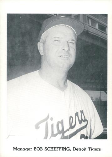 1962 Jay Publishing Detroit Tigers 5x7 Photos #NNO Bob Scheffing Front