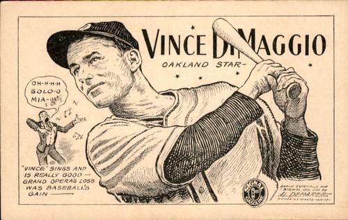 1947 Signal Oil #NNO Vince DiMaggio Front