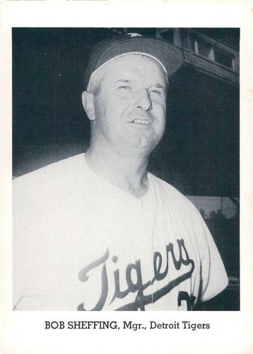 1963 Jay Publishing Detroit Tigers #NNO Bob Scheffing Front