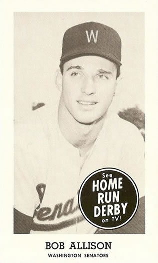1959 Home Run Derby #NNO Bob Allison Front