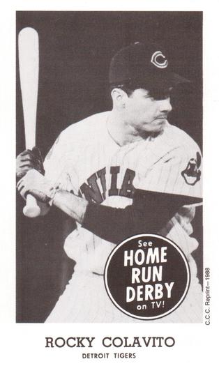 1988 Card Collectors Home Run Derby Reprints #6 Rocky Colavito Front