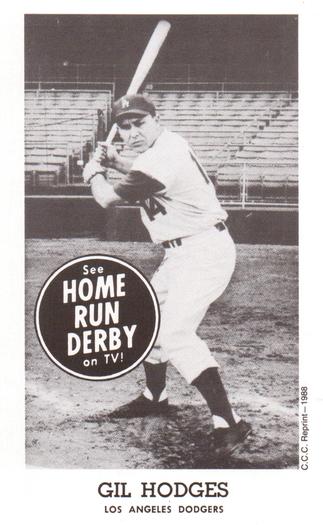 1988 Card Collectors Home Run Derby Reprints #7 Gil Hodges Front