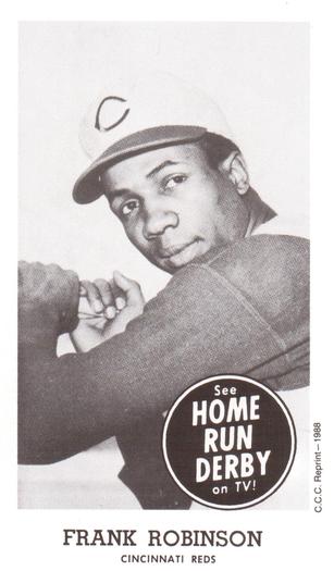 1988 Card Collectors Home Run Derby Reprints #16 Frank Robinson Front