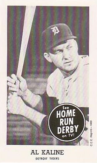 1988 Card Collectors Home Run Derby Reprints #9 Al Kaline Front