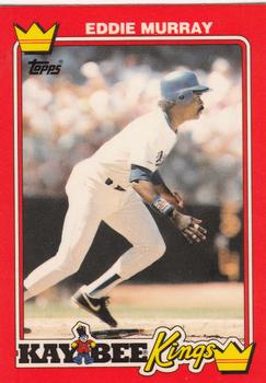 1990 Topps Kay-Bee Kings of Baseball #21 Eddie Murray Front