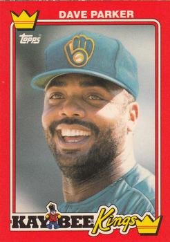 1990 Topps Kay-Bee Kings of Baseball #22 Dave Parker Front
