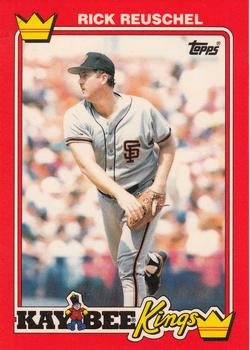 1990 Topps Kay-Bee Kings of Baseball #25 Rick Reuschel Front