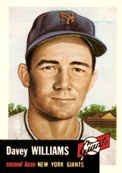 1991 Topps Archives 1953 #120 Davey Williams Front