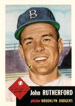 1991 Topps Archives 1953 #137 John Rutherford Front