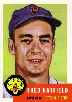 1991 Topps Archives 1953 #163 Fred Hatfield Front