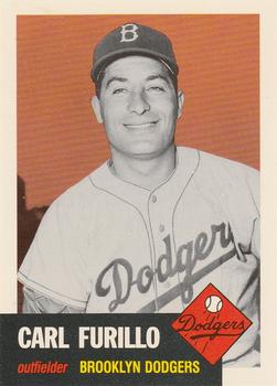 1991 Topps Archives 1953 #305 Carl Furillo Front