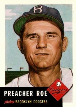 1991 Topps Archives 1953 #254 Preacher Roe Front