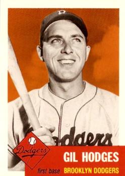 1991 Topps Archives 1953 #296 Gil Hodges Front