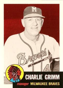 1991 Topps Archives 1953 #321 Charlie Grimm Front