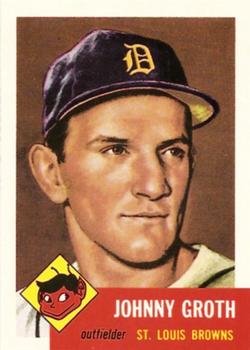 1991 Topps Archives 1953 #36 Johnny Groth Front