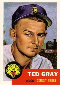 1991 Topps Archives 1953 #52 Ted Gray Front