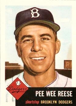 1991 Topps Archives 1953 #76 Pee Wee Reese Front