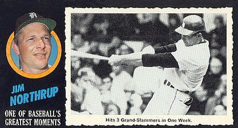 1971 Topps Greatest Moments #21 Jim Northrup Front