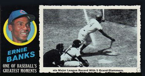 1971 Topps Greatest Moments #36 Ernie Banks Front