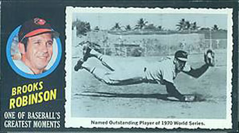 1971 Topps Greatest Moments #9 Brooks Robinson Front