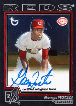 2004 Topps Retired Signature Edition - Autographs #TA-GF George Foster Front