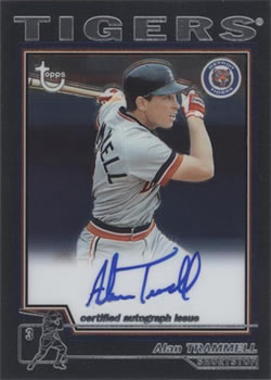 2004 Topps Retired Signature Edition - Autographs #TA-AT Alan Trammell Front