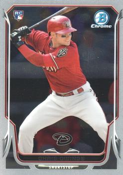 2014 Bowman Chrome #24 Chris Owings Front