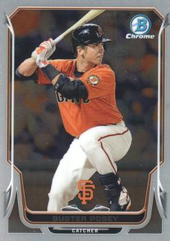 2014 Bowman Chrome #38 Buster Posey Front