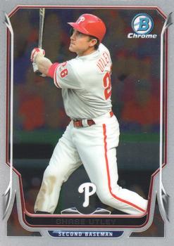 2014 Bowman Chrome #123 Chase Utley Front