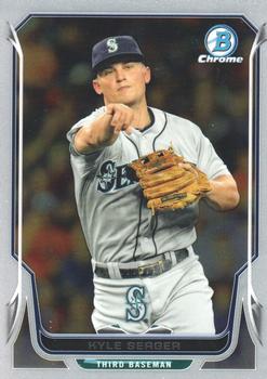 2014 Bowman Chrome #201 Kyle Seager Front