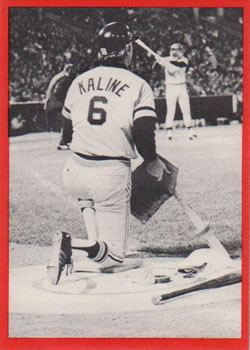 1983 Al Kaline Story #47 On Deck in Baltimore - 1974 Front