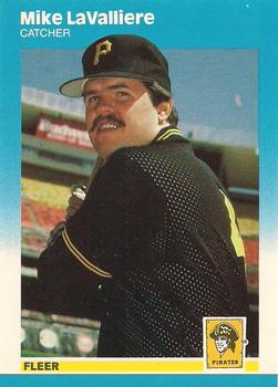 1987 Fleer Update - Glossy #U-60 Mike LaValliere Front