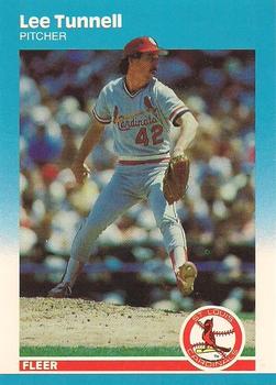 1987 Fleer Update - Glossy #U-119 Lee Tunnell Front