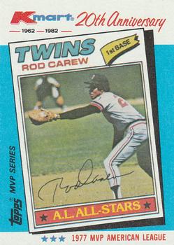 1982 Topps Kmart 20th Anniversary #31 Rod Carew Front