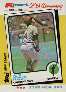 1982 Topps Kmart 20th Anniversary #24 Pete Rose Front