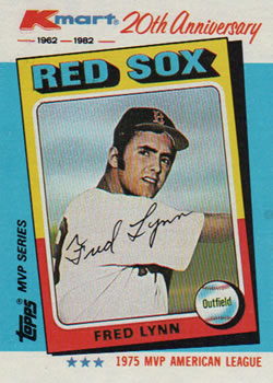 1982 Topps Kmart 20th Anniversary #27 Fred Lynn Front