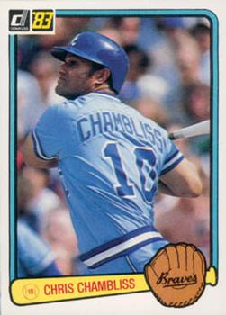1983 Donruss #123 Chris Chambliss Front