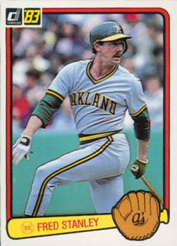 1983 Donruss #197 Fred Stanley Front