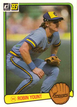 1983 Donruss #258 Robin Yount Front