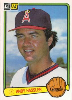 1983 Donruss #290 Andy Hassler Front