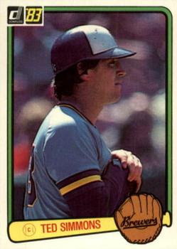 1983 Donruss #332 Ted Simmons Front