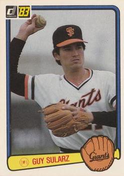 1983 Donruss #605 Guy Sularz Front