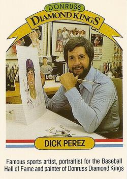 1983 Donruss #NNO Dick Perez / DK Checklist Front