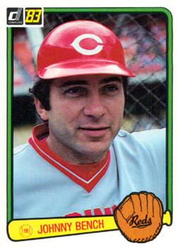 1983 Donruss #500 Johnny Bench Front