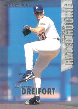 1997 Donruss - Rated Rookies #28 Darren Dreifort Front