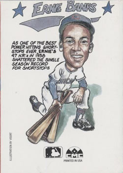 1990 Collect-A-Books #11 Ernie Banks Back