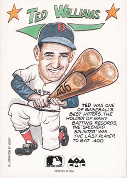 1990 Collect-A-Books #23 Ted Williams Back