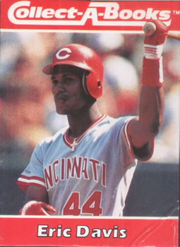 1990 Collect-A-Books #28 Eric Davis Front